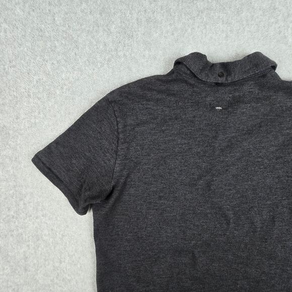 rag & bone Mens Medium Standard Issue Black Polo Shirt - Picture 7 of 14